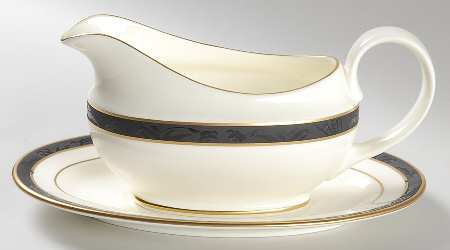 Astoria Gravy Boat & Underplate by Pfaltzgraff
