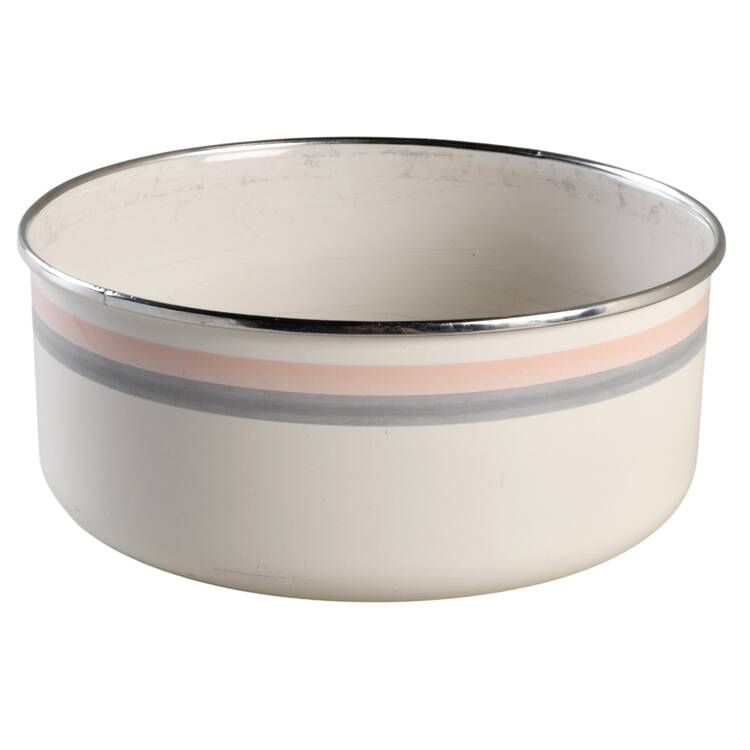 Aura Pink 6 5/8" Metal Bowl