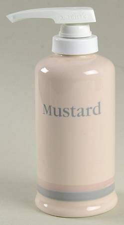 Aura Pink Mustard Dispenser