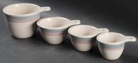 Aura Pink Measuring Cup Set (1 Cup,1/2 Cup,1/3 Cup,1/4 Cup)