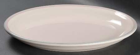 Aura Pink 13" Deep Oval Serving Platter
