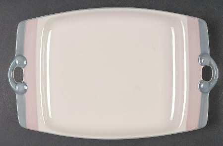 Aura Pink 10" Rectangular Serving Platter