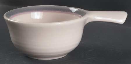 Aura Pink Round Handled Bowl