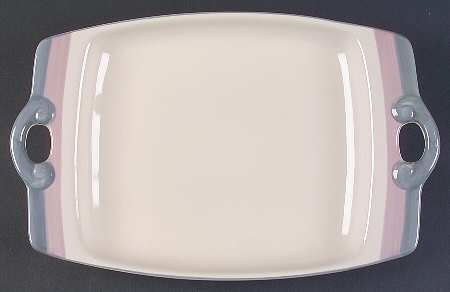 Aura Pink 12" Rectangular Serving Platter