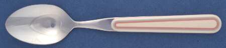 Aura Pink Place/Oval Soup Spoon