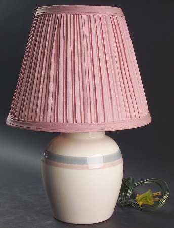 Aura Pink Electric Lamp & Shade