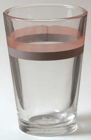 Aura Pink 8 Oz Glassware Tumbler