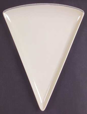 Aura Pink Triangular Shape Slice Plate