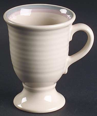 Aura Pink Pedestal Mug