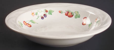Berry Basket Rim Soup Bowl