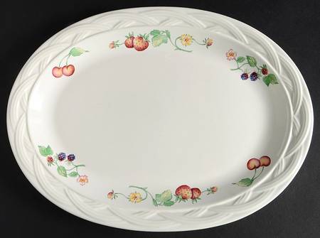 Berry Basket 12" Oval Serving Platter