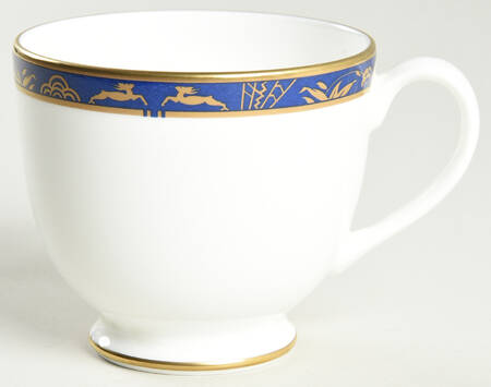 Blue Esplanade Footed Cup