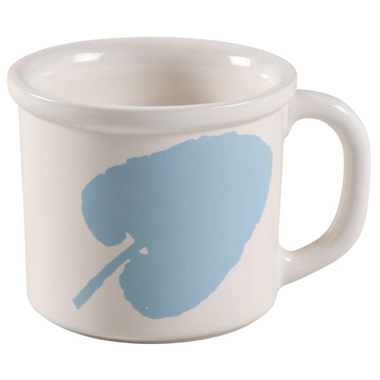 Blue Leaf Flat Cup