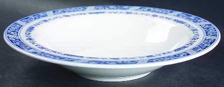 Blue Organdy Soup/Cereal Bowl