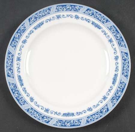 Blue Organdy Salad Plate