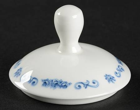 Blue Organdy Lid for Sugar Bowl