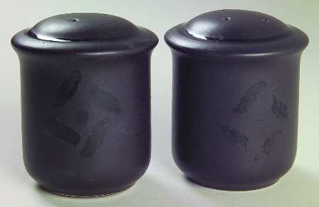 Black Pinwheels Salt & Pepper Set