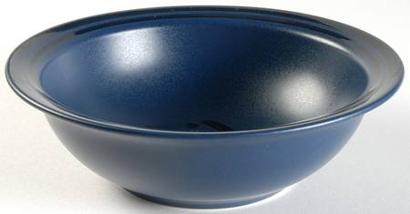 Blue Pinwheels 9" Round Vegetable Bowl