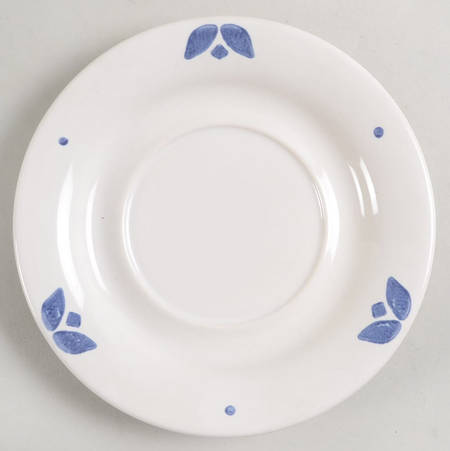 Blue Tulip Saucer