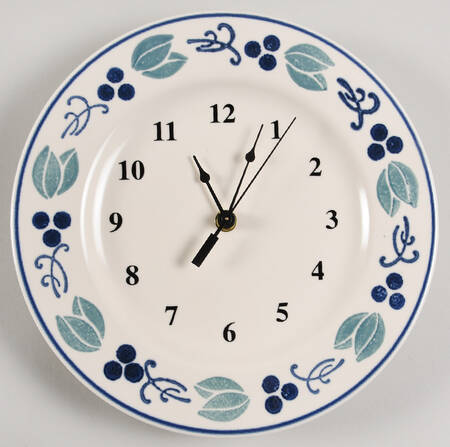 Blueberry 1-2" depth  Clock Plate HC