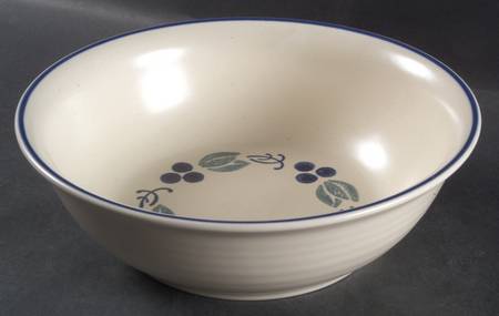 Blueberry 8" Round Vegetable Bowl