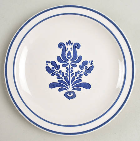 Blue Village Salad Plate