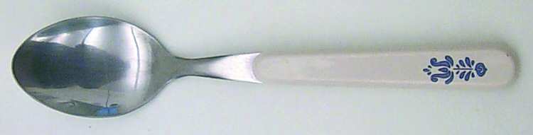 Blue Village Place/Oval Soup Spoon