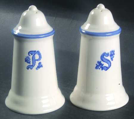 Blue Village Salt & Pepper Set