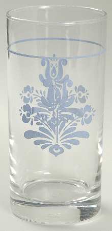 Blue Village 12 Oz Glassware Tumbler