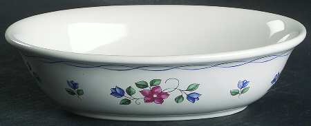 Bonnie Brae 8" Oval Vegetable Bowl