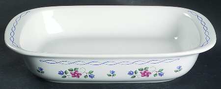 Bonnie Brae 11" Rectangular Baker by Pfaltzgraff