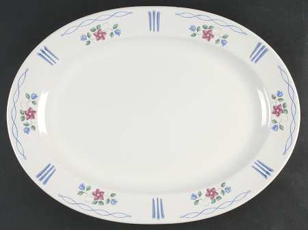 Bonnie Brae 16" Oval Serving Platter