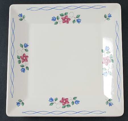 Bonnie Brae 8" Square Buffet Plate