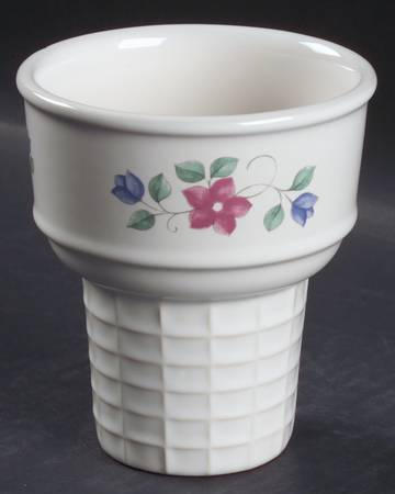 Bonnie Brae Ice Cream Cone Shaped Dish