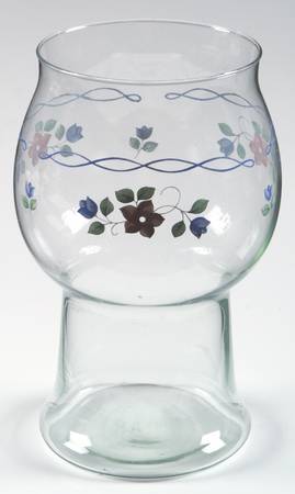Bonnie Brae Glass Pillar Float Candleholder