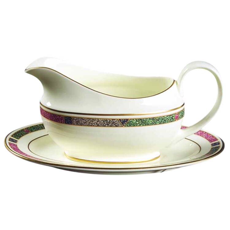 Cabouchon Gravy Boat & Underplate