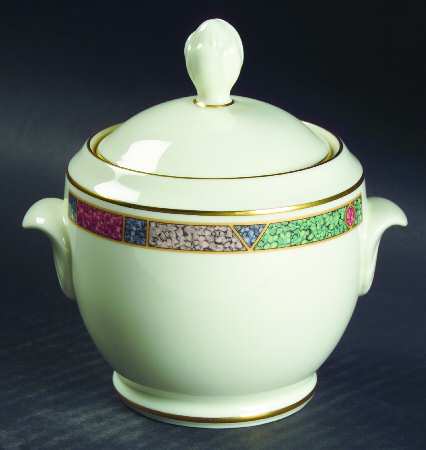 Cabouchon Sugar Bowl & Lid