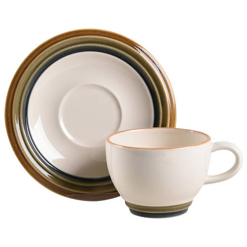 Canyon Ridge Flat Cup & Saucer Set