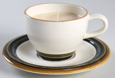 Canyon Ridge Scented Cup & Saucer Candle-Ocean  HC