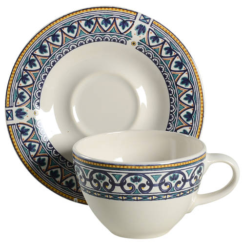 Capistrano Flat Cup & Saucer Set