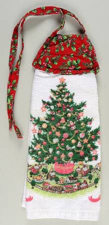 Christmas Heritage Cloth Tie Towel