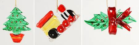 Christmas Heritage Glassware Ornament (Set of 3)