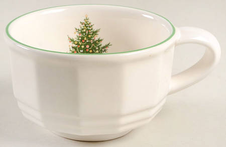 Christmas Heritage Flat Cup