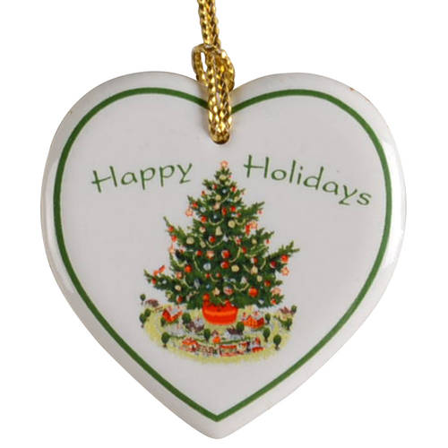 Christmas Heritage Heart Ornament