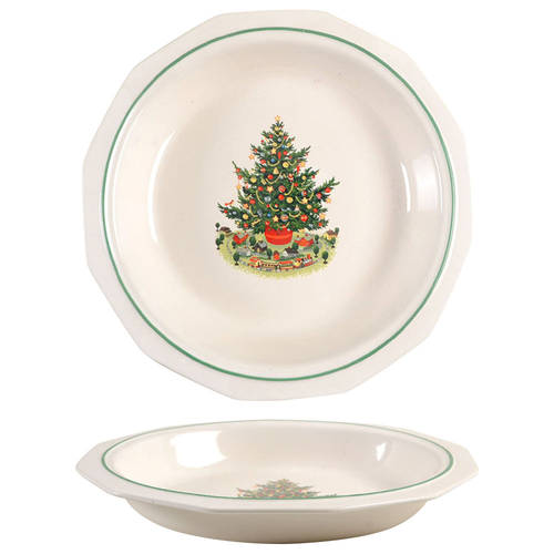 Christmas Heritage Pie Serving Plate