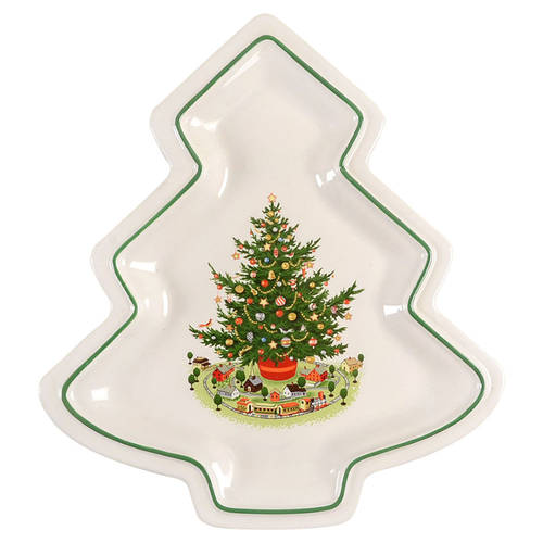 Christmas Heritage Large Tree Shaped Dish