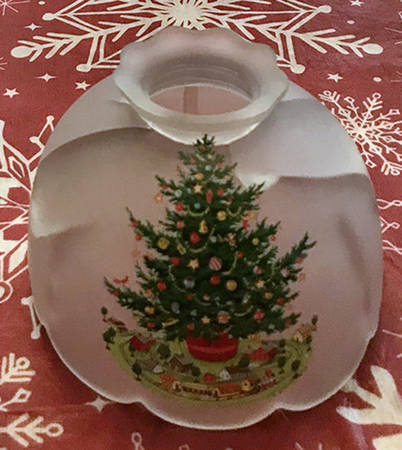 Christmas Heritage Hurricane Votive Globe