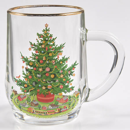 Christmas Heritage Glassware Mug
