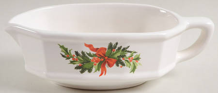 Christmas Heritage Gravy Boat