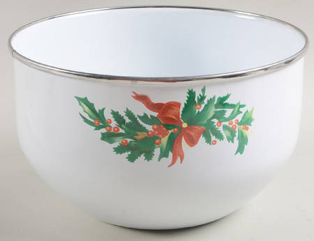 Christmas Heritage 7" Metal Bowl
